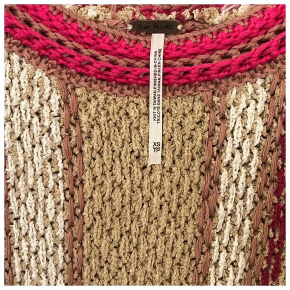 LAST CHANCE Free People Show Me Love Oversize Crop Sweater - Picture 3 of 7